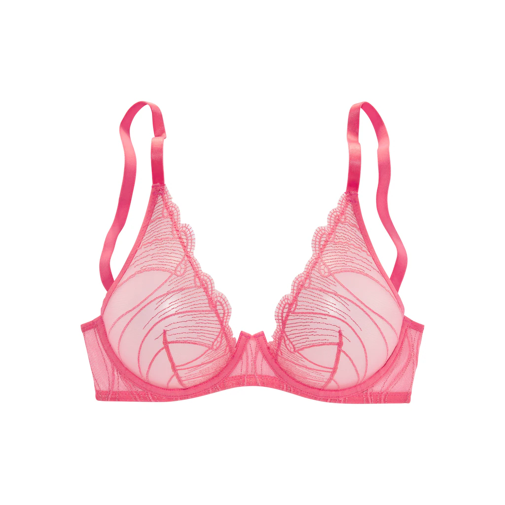 LASCANA Bügel-BH »Gianna« Aus Leicht Schimmernder Filigraner Spitze Sexy Dessous Online Kaufen