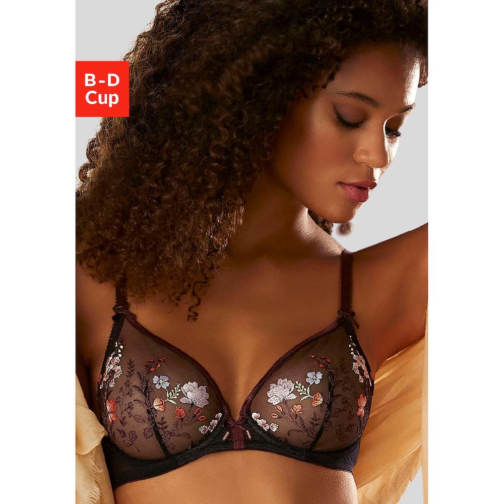 LASCANA Bügel-BH »Maria« mit Blumen aus edler Stickereispitze sexy Dessous online bestellen
