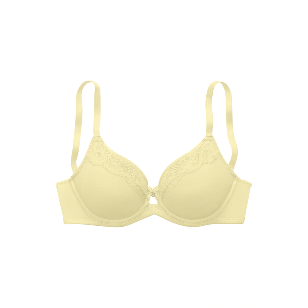 LASCANA Bügel-BH Mit Feiner Spitzenborte Und Zierschleife Vorne Dessous Kaufen