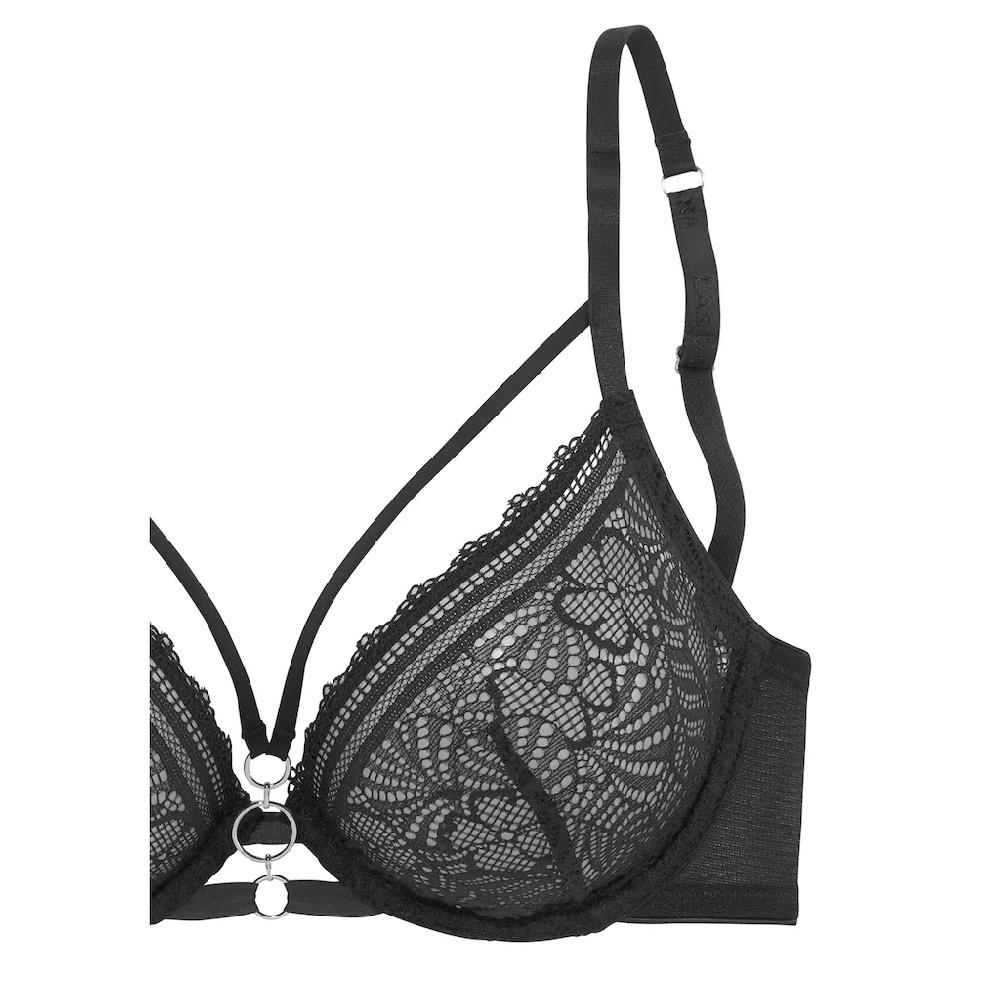 LASCANA Bügel-BH Mit Schmuckring Und Zierbänder Sexy Dessous Kaufen