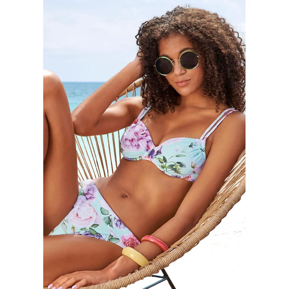 LASCANA Bügel-Bikini bedruckt aus Strukturware ▷ für