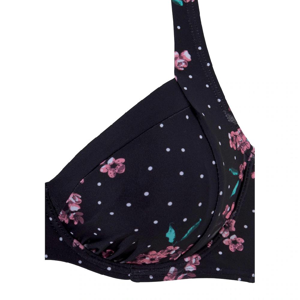 LASCANA Bügel-Bikini Mit Blumen Und Punkten Online Kaufen
