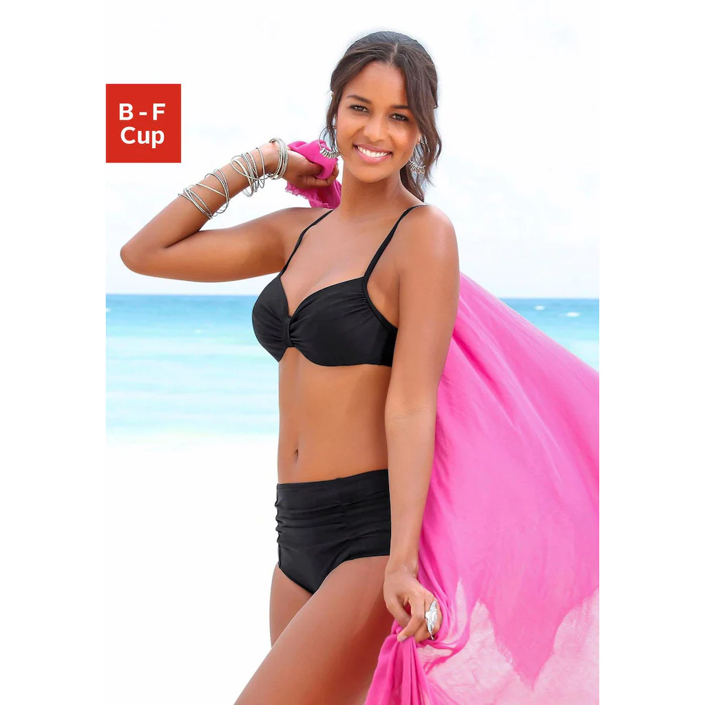 LASCANA Bügel-Bikini mit dekorativer Raffung online kaufen