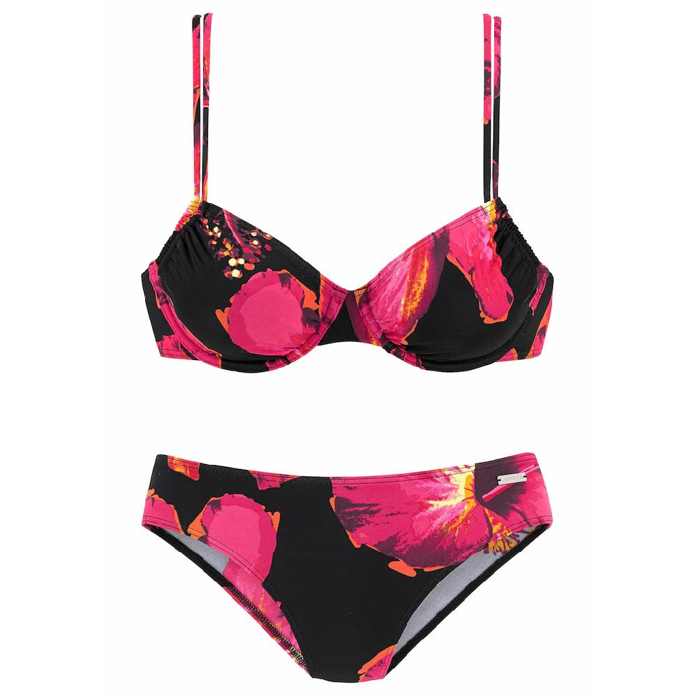 LASCANA Bügel-Bikini Mit Plakativem Blütenprint Online Kaufen