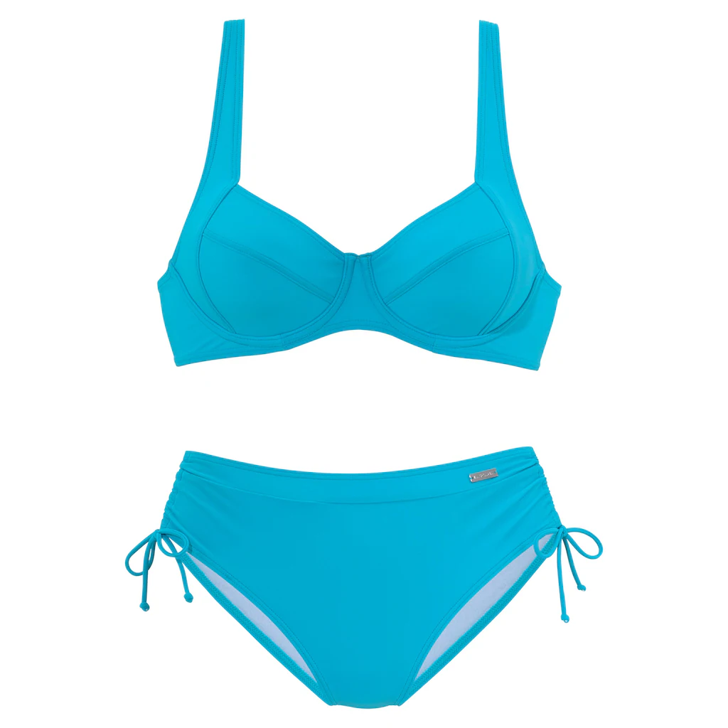 LASCANA Bügel-Bikini Mit Seitlich Geraffter Bikinihose ▷ Für