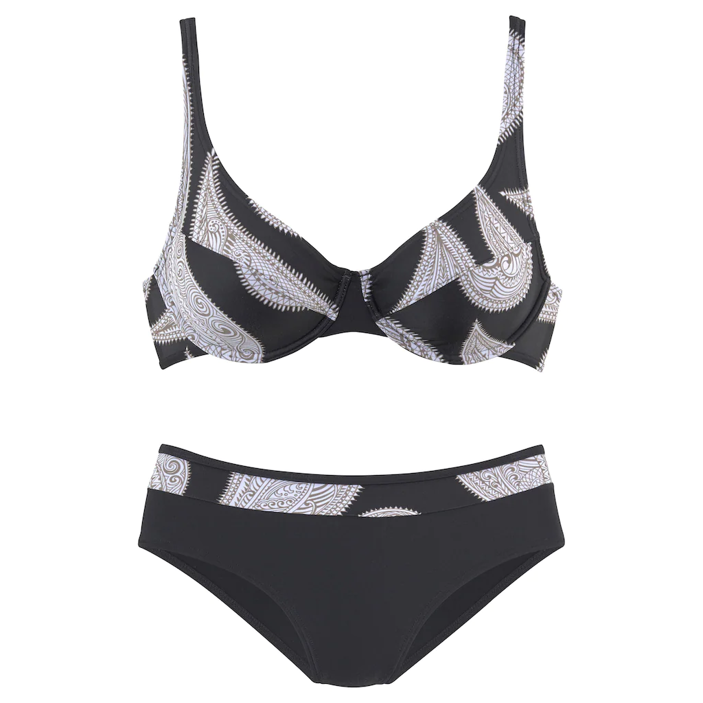 LASCANA Bügel-Bikini Seitlich Extra Höher Geschnitten Verstellbare Träger Kaufen