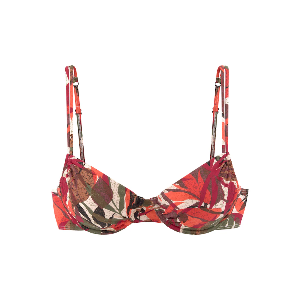 LASCANA Bügel-Bikini-Top »Ava« Im Tropischen Design ▷ Für
