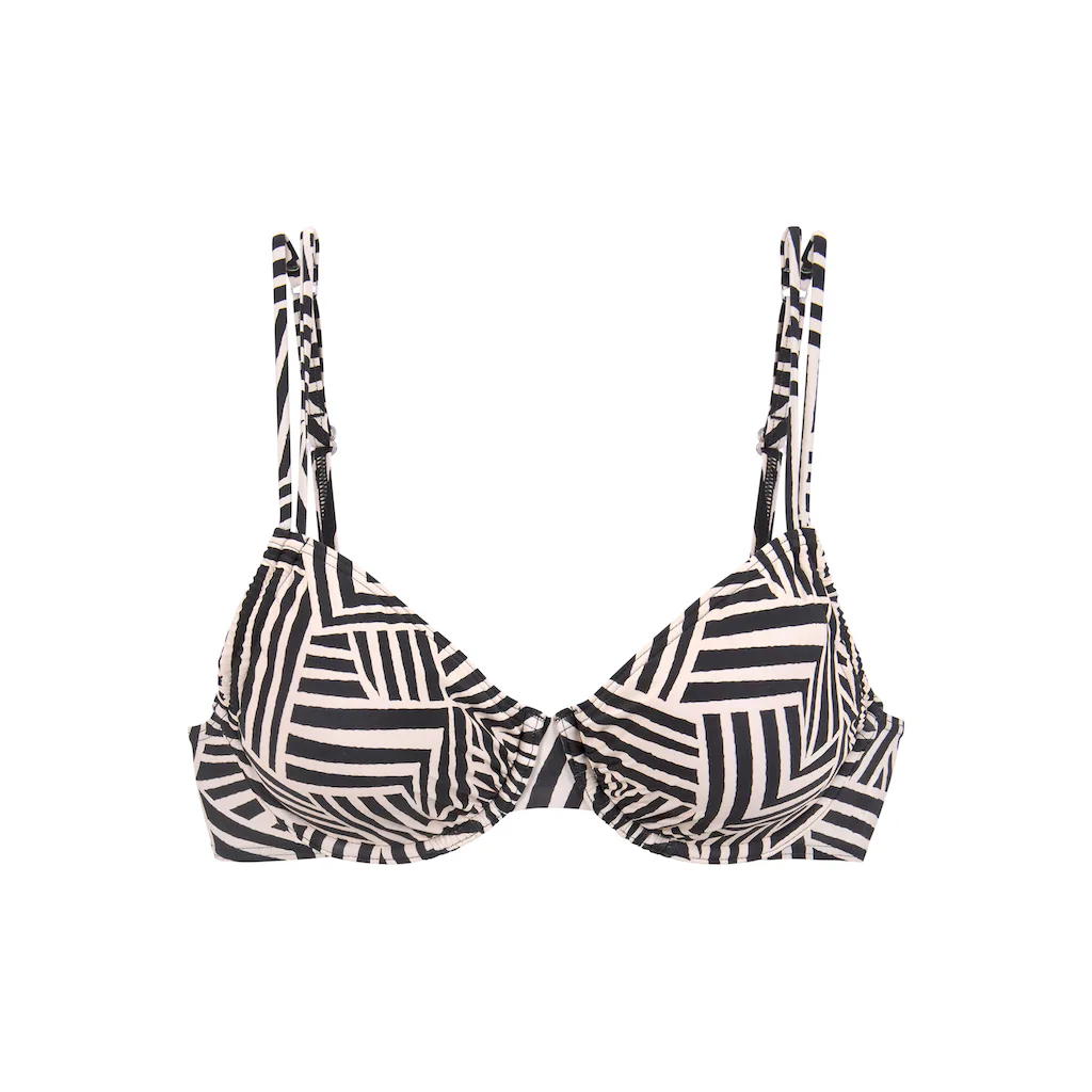 LASCANA Bügel-Bikini-Top »Cleo« Mit Geometrischem Druck Kaufen