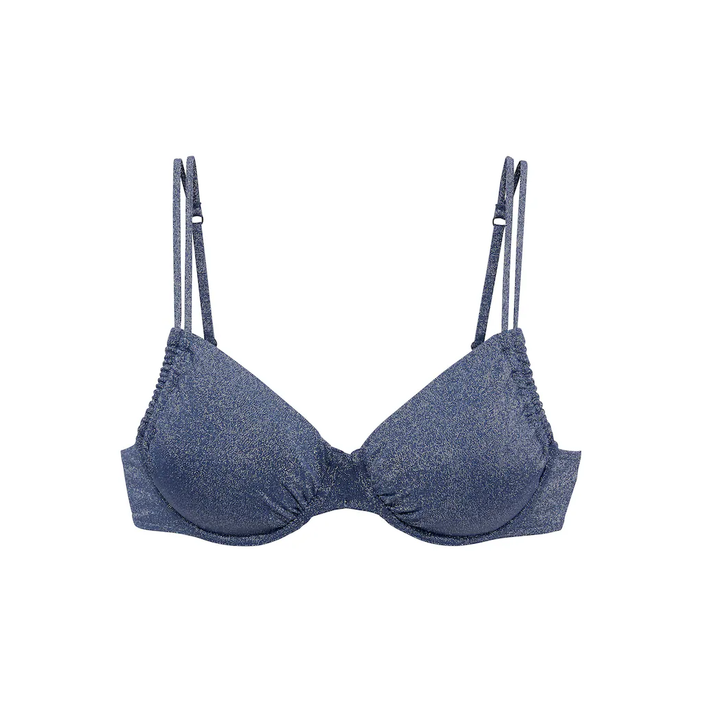 LASCANA Bügel-Bikini-Top »Glitter« Mit Tollem Glitzereffekt Online Kaufen