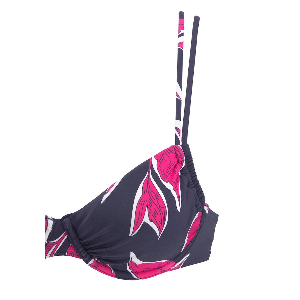 LASCANA Bügel-Bikini-Top Im Blätter-Design Kaufen