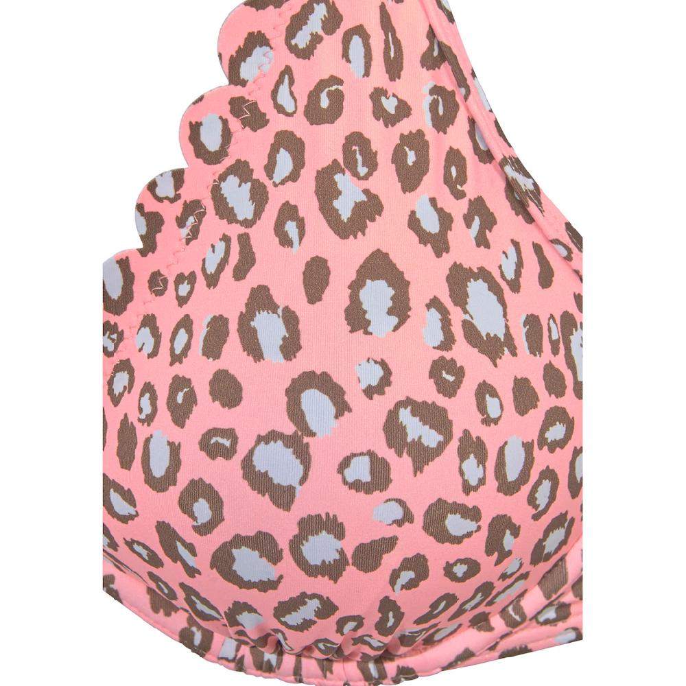 LASCANA Bügel-Bikini-Top »Mae« Farbenfroher Animalprint Herausnehmbare Cups Im Nacken Zu Binden Bestellen