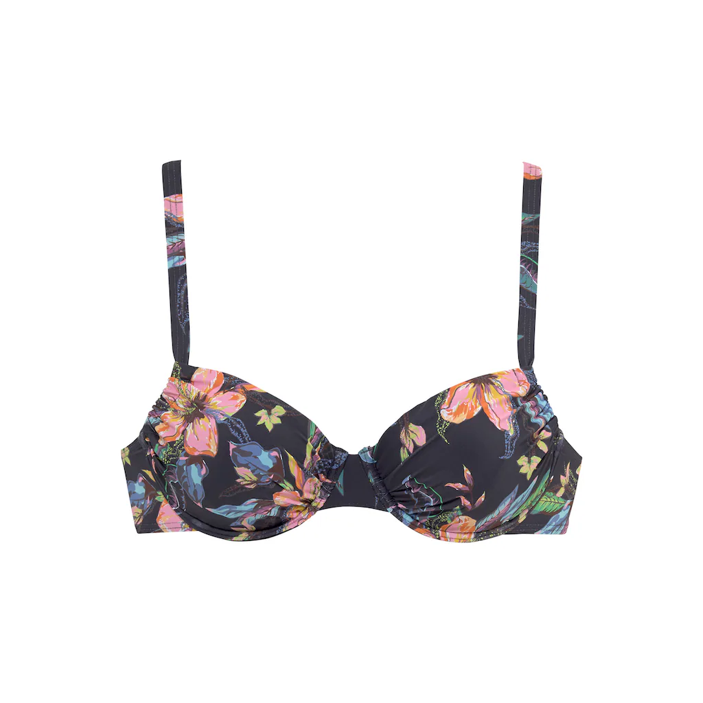 LASCANA Bügel-Bikini-Top »Malia« Mit Tropischem Print Online Kaufen