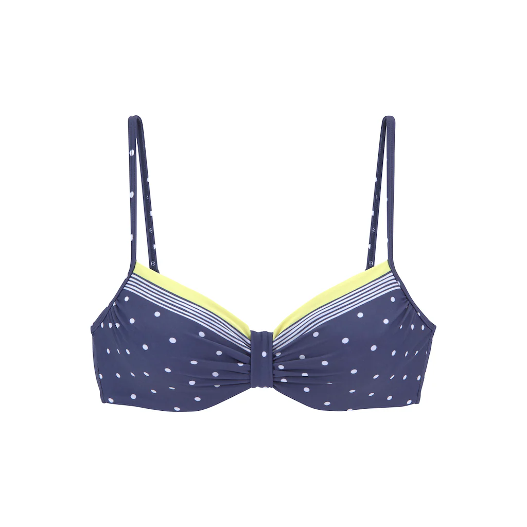 LASCANA Bügel-Bikini-Top »Monri« Mit Geraffter Mitte ▷ Für