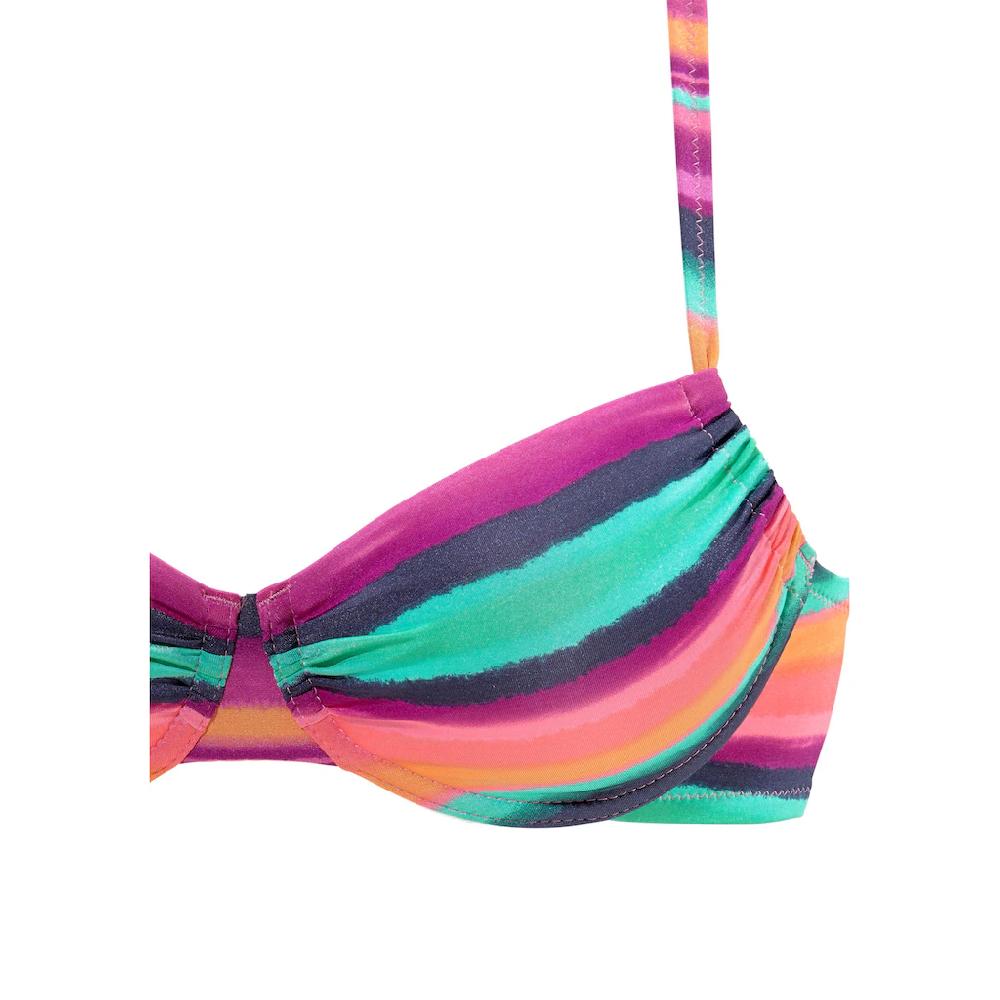 LASCANA Bügel-Bikini-Top »Rainbow« Mit Seitlicher Regulierung Bestellen