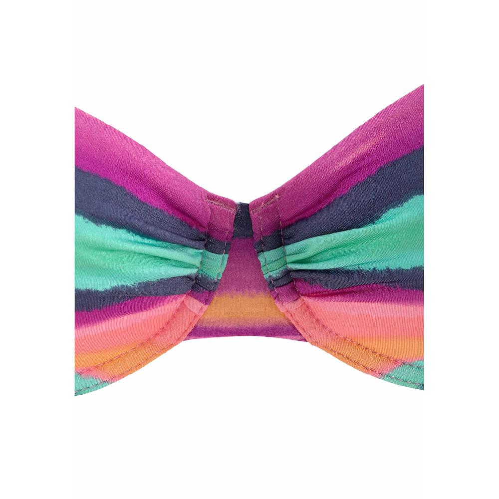 LASCANA Bügel-Bikini-Top »Rainbow« Mit Seitlicher Regulierung Bestellen