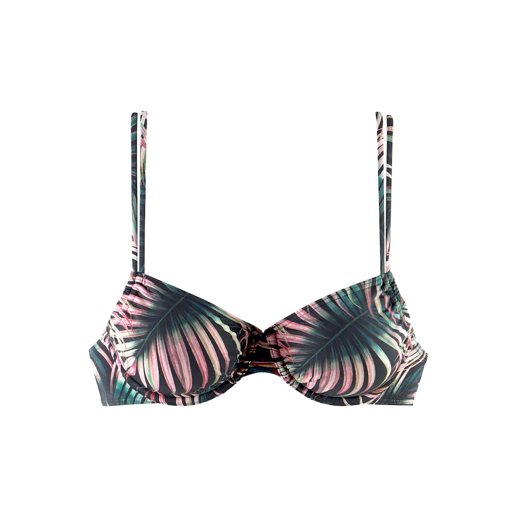 LASCANA Bügel-Bikini-Top »Reese« Mit Palmendruck Online Kaufen