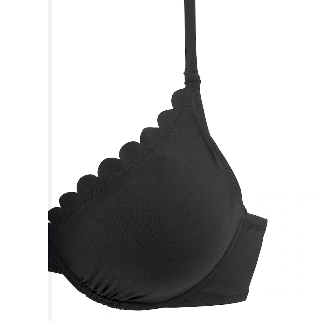 LASCANA Bügel-Bikini-Top »Scallop« Mit Wattierung Online Kaufen