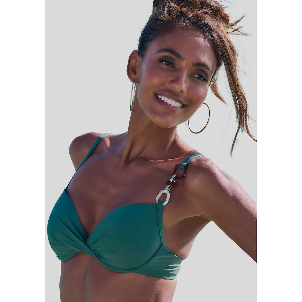 LASCANA Bügel-Bikini-Top »Yves« Mit Wattierung Online Bestellen