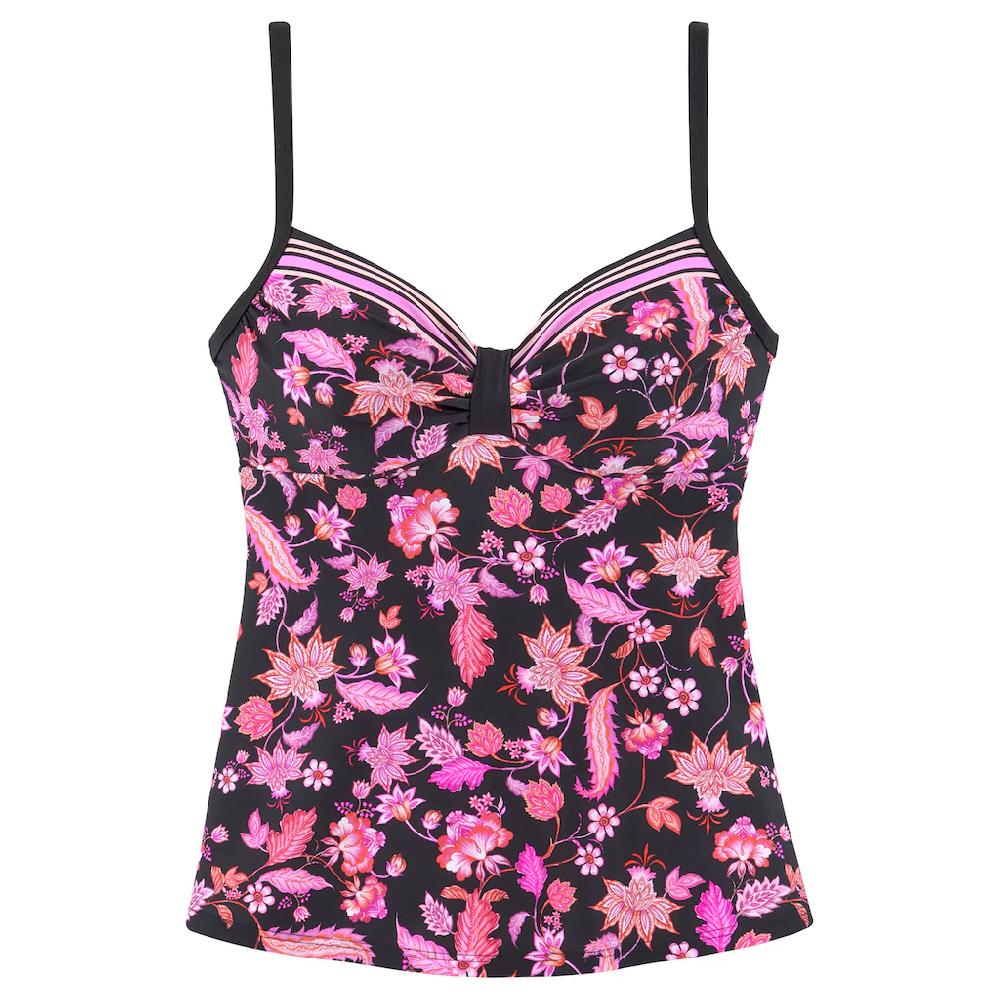 LASCANA Bügel-Tankini-Top »Bohemian« Mit Platzierten Streifen Online Kaufen