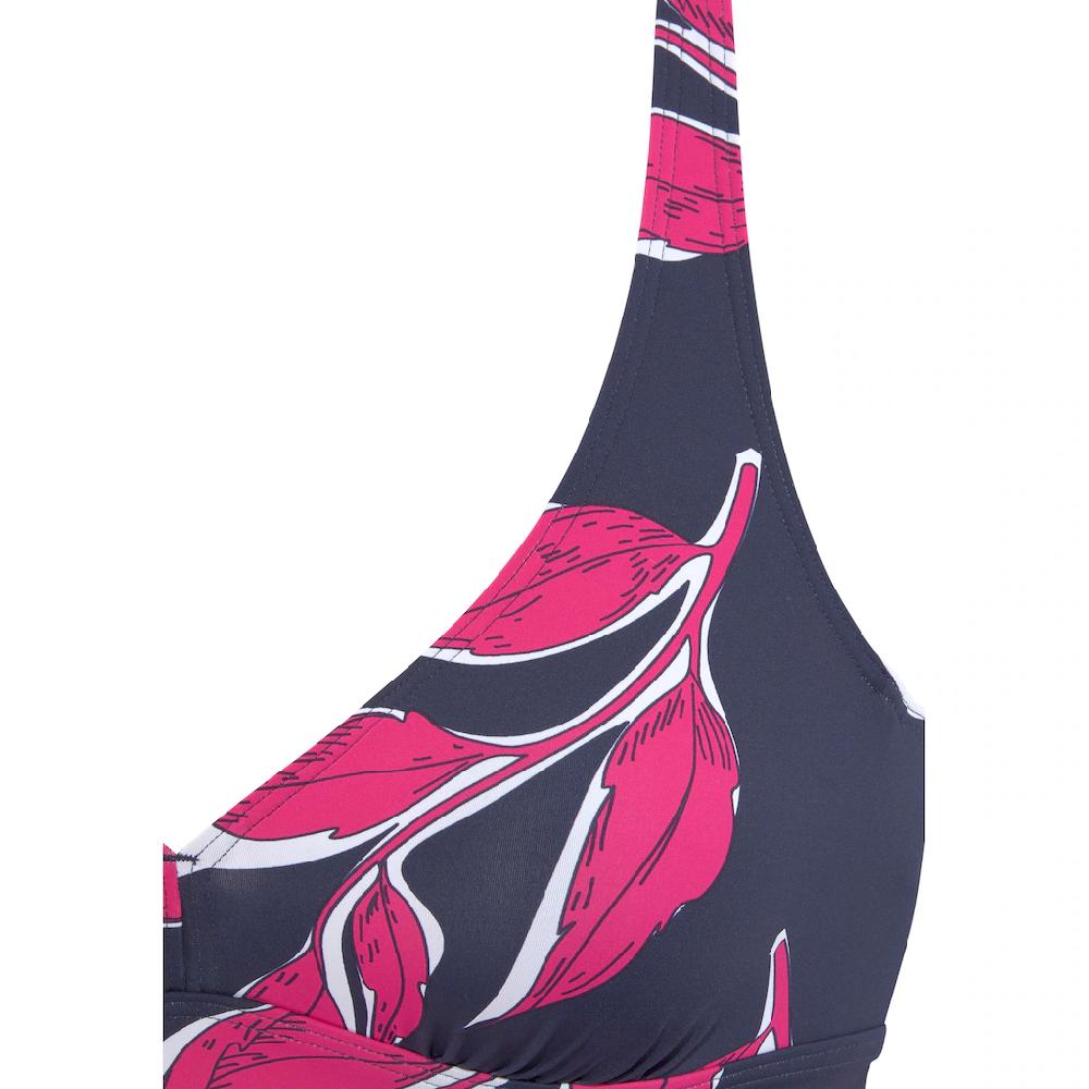 LASCANA Bügel-Tankini-Top »Cataleya« Im Blätter-Design Kaufen