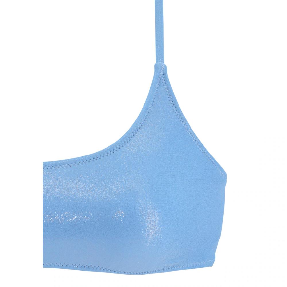 LASCANA Bustier-Bikini Mit Goldfarbener Glanzbeschichtung ▷ Für