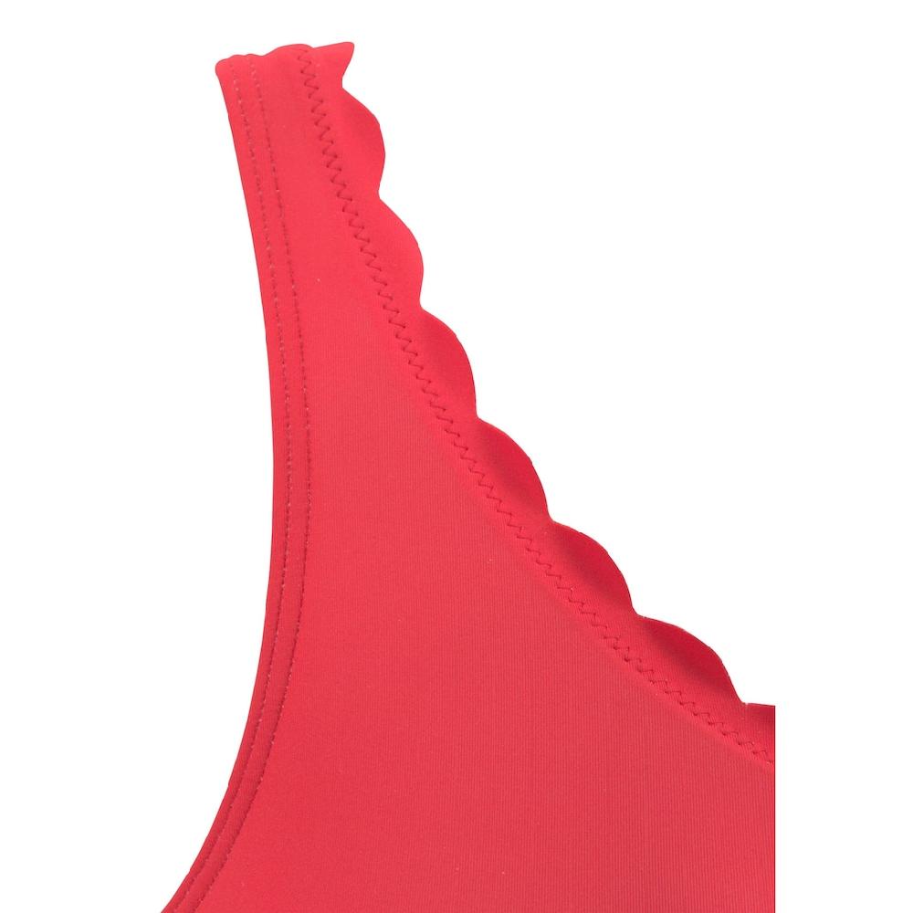 LASCANA Bustier-Bikini-Top »Scallop« Bestellen