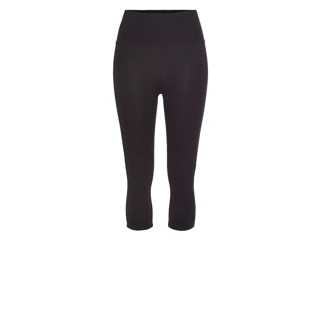LASCANA Caprileggings Mit Breitem Weichen Bündchen