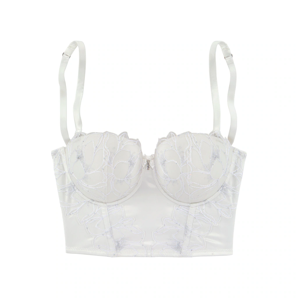 LASCANA Corsage Mit Edler Spitze Und Hübschem Glitzeraccessoire Sexy Dessous Online Kaufen