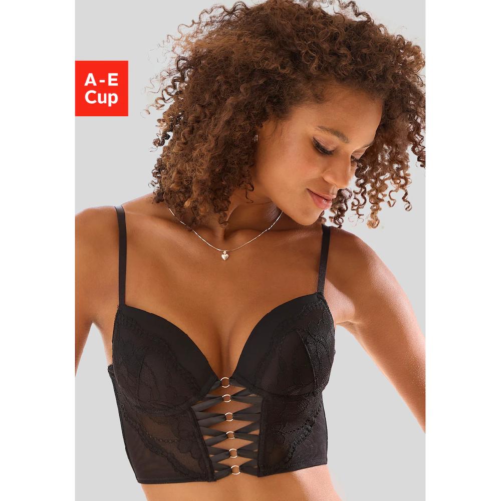 LASCANA Corsage mit extravagantem Bänderdetail sexy Dessous online kaufen