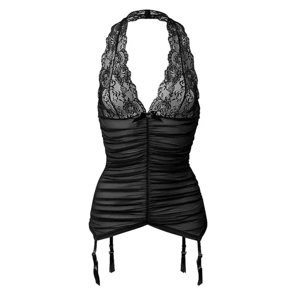 LASCANA Corsage Mit Neckholderträger Und Hübschen Raffungen Sexy Dessous Reizwäsche Online Bestellen