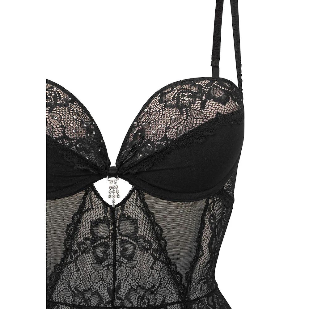 LASCANA Corsage Mit Netzeinsätzen Online Kaufen