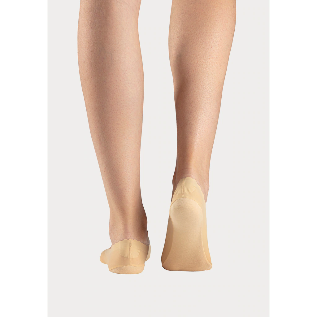 LASCANA Feinfüßlinge (Packung 3 Paar) Nicht Auftragend Mit Baumwollsohle Kaufen