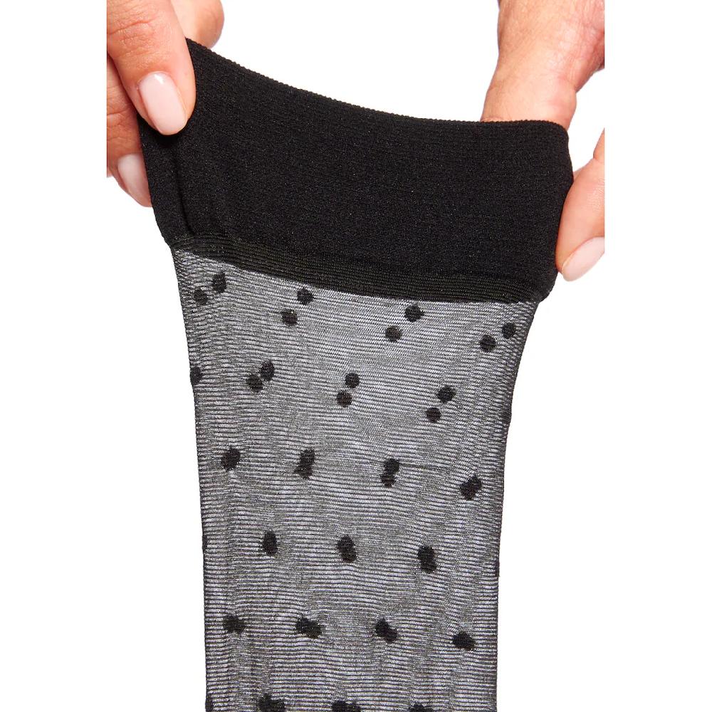 LASCANA Feinkniestrümpfe (Packung 3 Paar) Mit Kleinem Punkt Design Kaufen