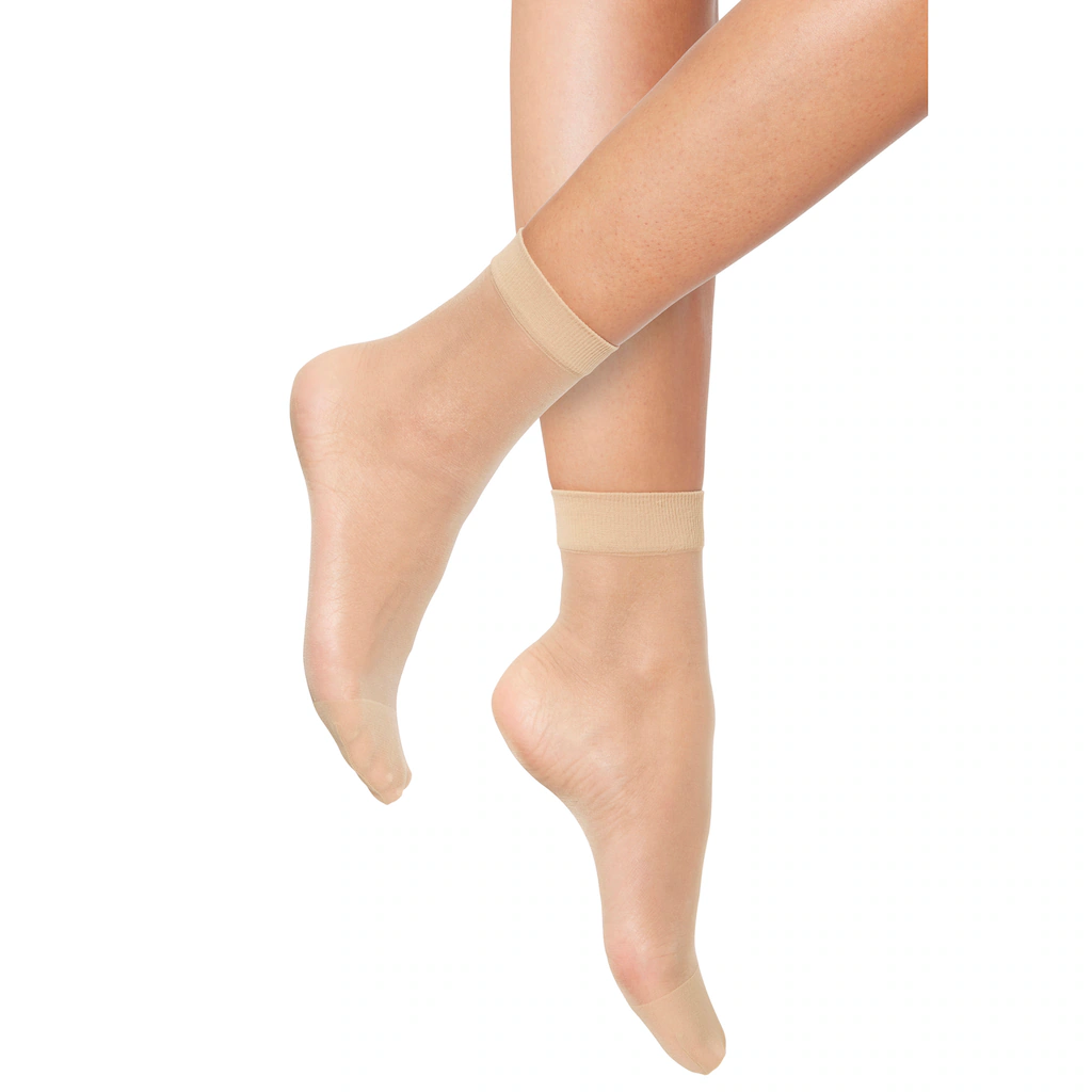 LASCANA Feinsöckchen (3 Paar) Transparent