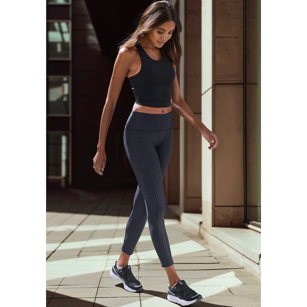 LASCANA Funktionsleggings Im Allover-Muster
