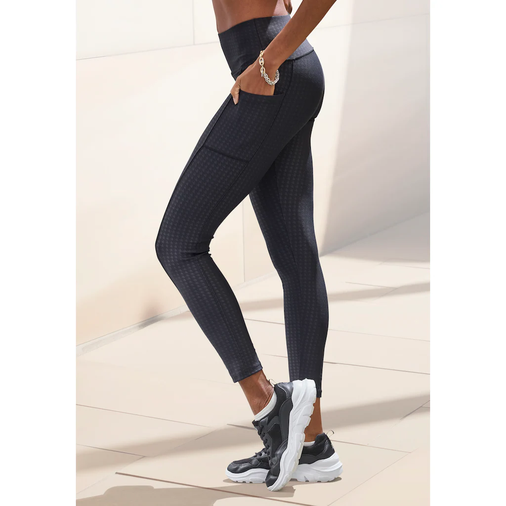 LASCANA Funktionsleggings im Allover-Muster