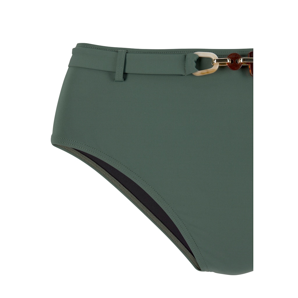 LASCANA Highwaist-Bikini-Hose »Yves« Mit Edlen Zieraccessoire Online Kaufen