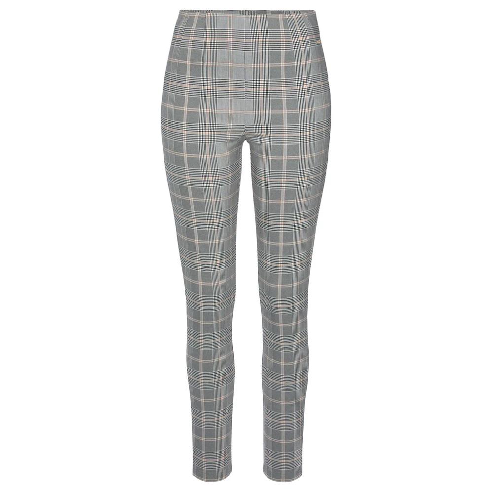 LASCANA Highwaist Leggings Mit Karomuster