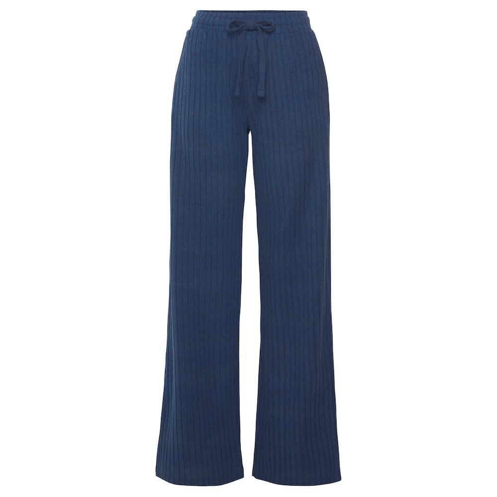 LASCANA Homewearhose -Lounge-/Strickhose Mit Weitem Bein Und Seitlichen Taschen Loungewear