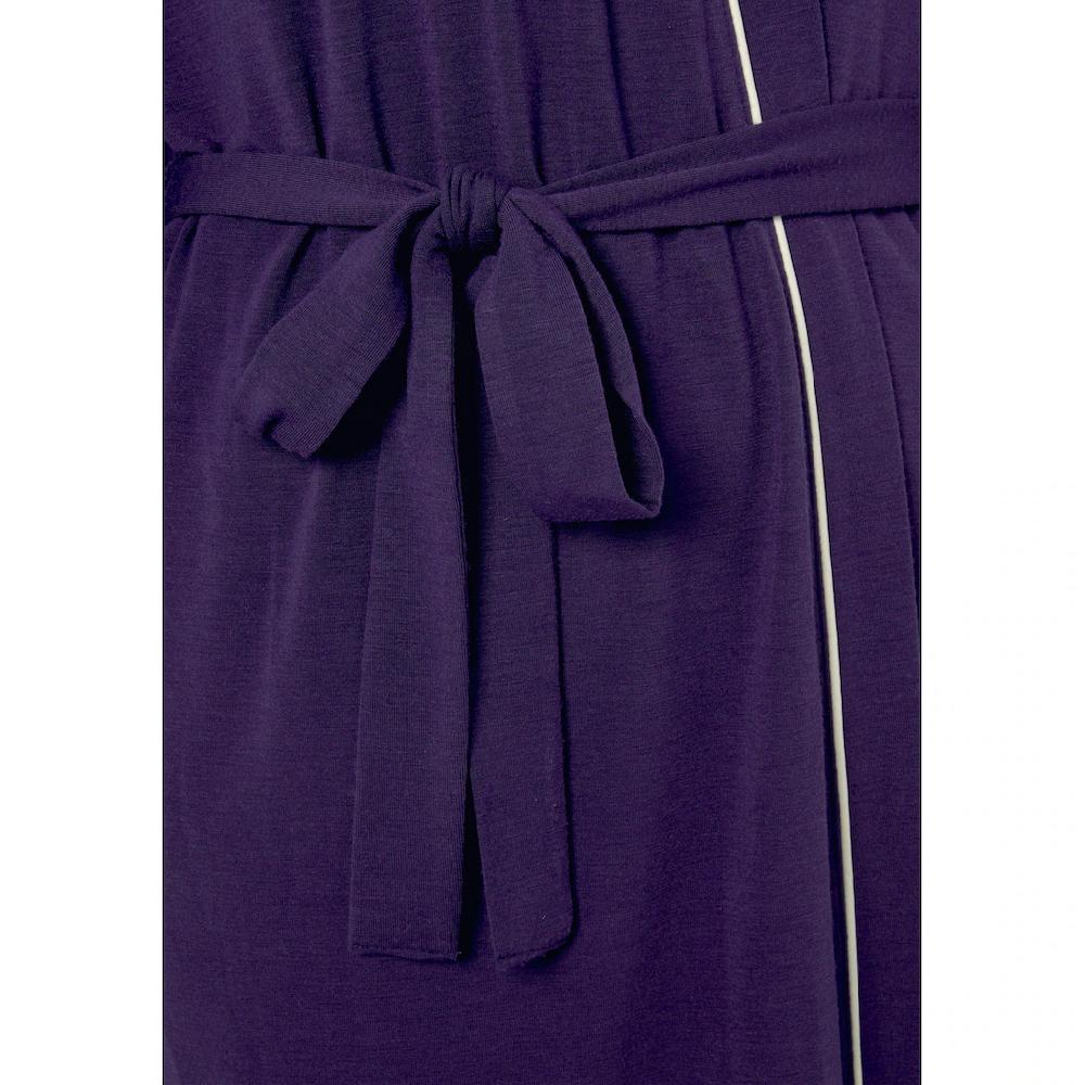 LASCANA Kimono In Wadenlänge Und Kontrastpaspeln Online Kaufen