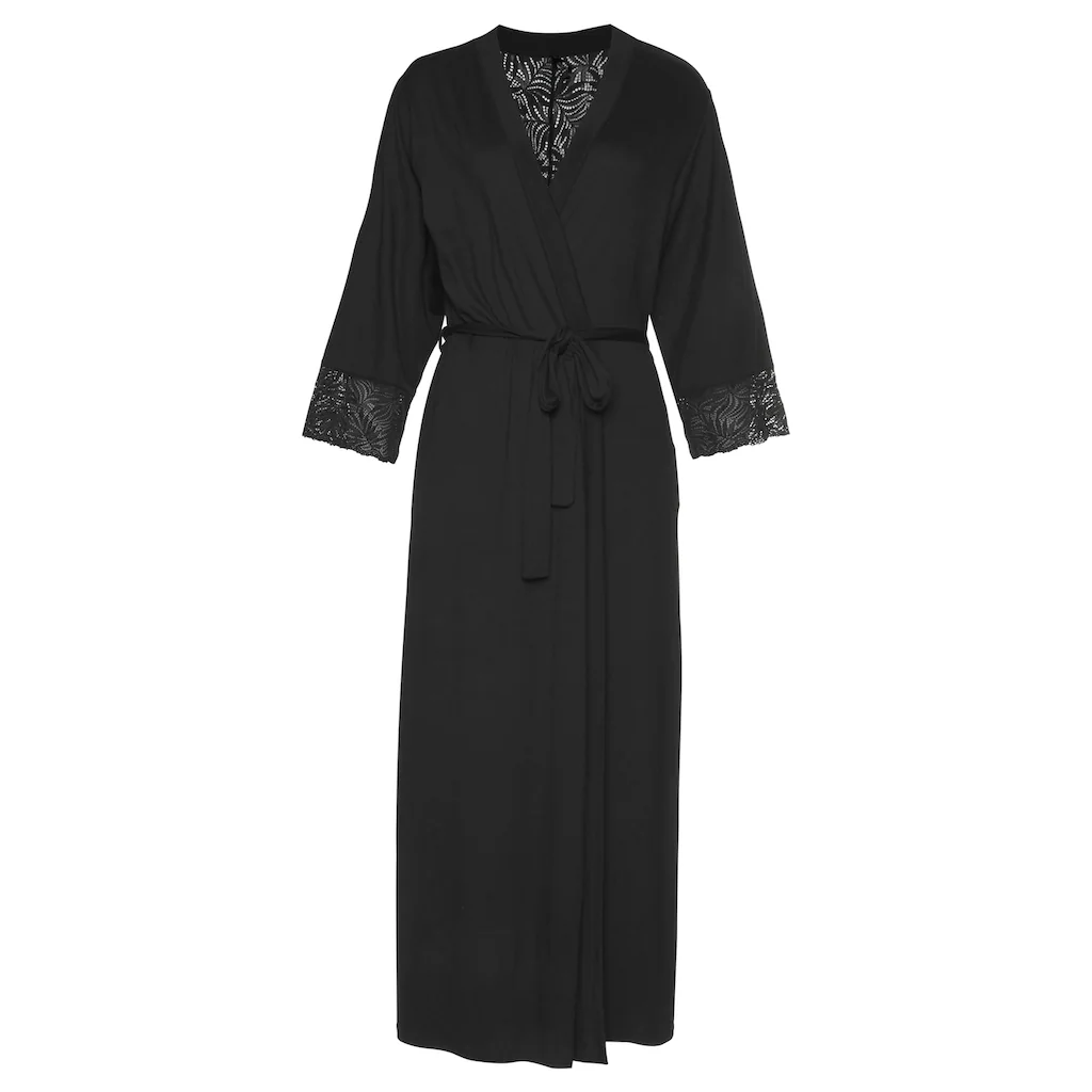 LASCANA Kimono Mit Edlen Spitzendetails ▷ Für