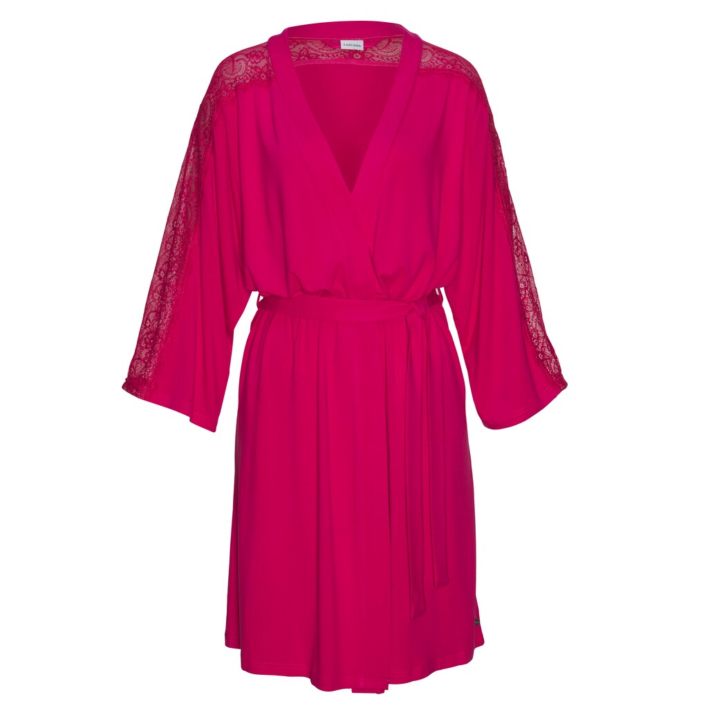 LASCANA Kimono Mit Schönen Spitzendetails Bestellen