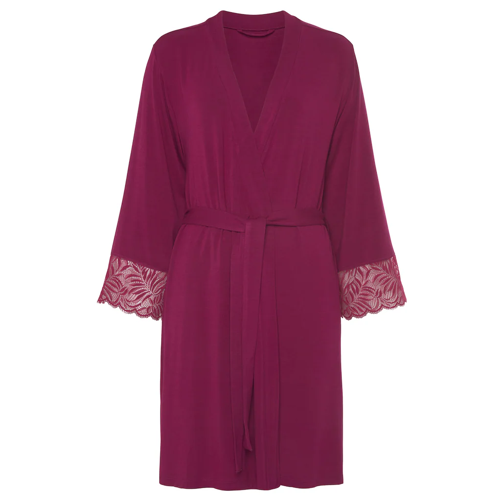 LASCANA Kimono Mit Schönen Spitzendetails Online Kaufen