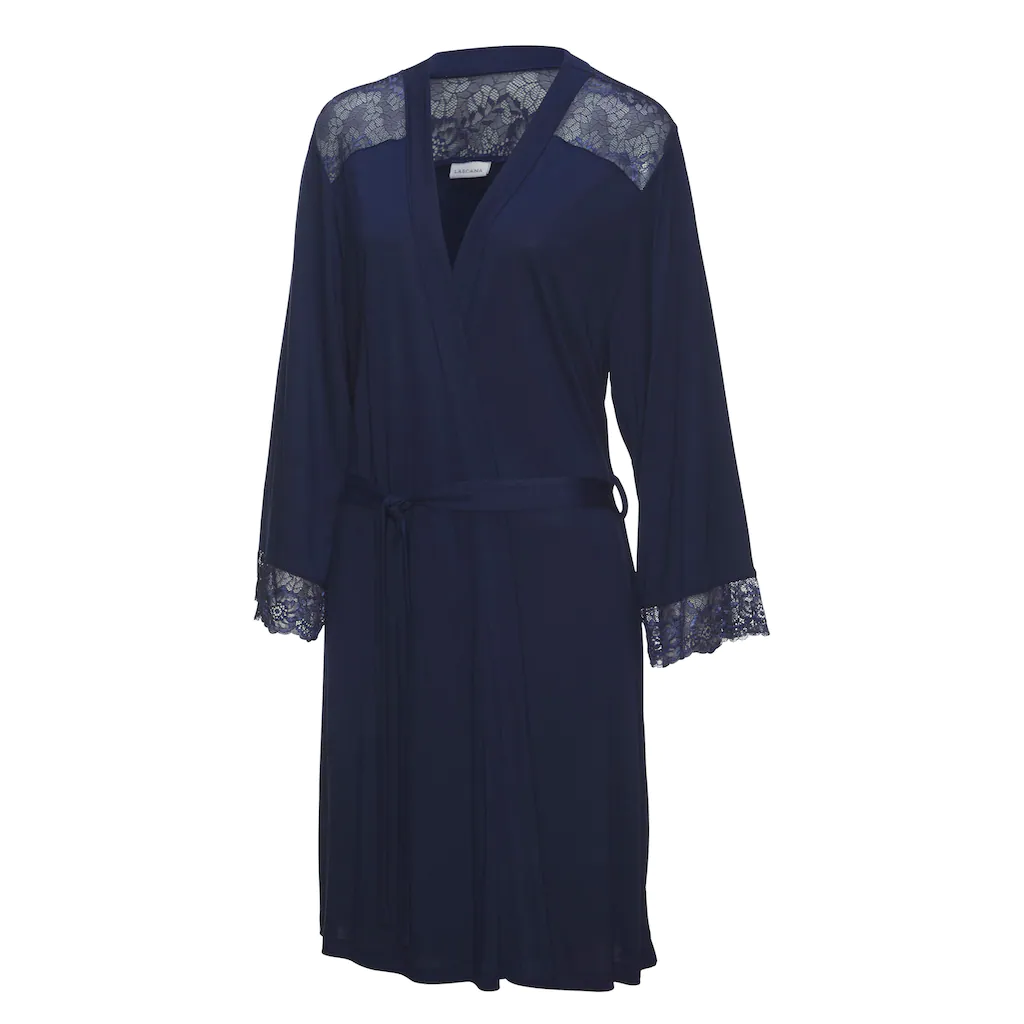 LASCANA Kimono Mit Spitzeneinsätzen Kaufen