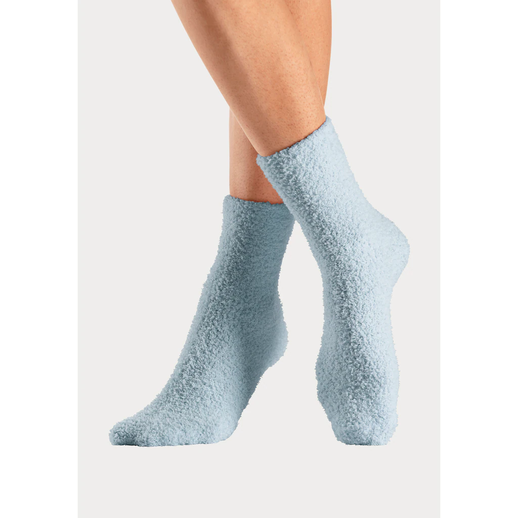 LASCANA Kuschelsocken (Packung 4 Paar) Weich Und Warm Aus Flausch-Qualität Kaufen