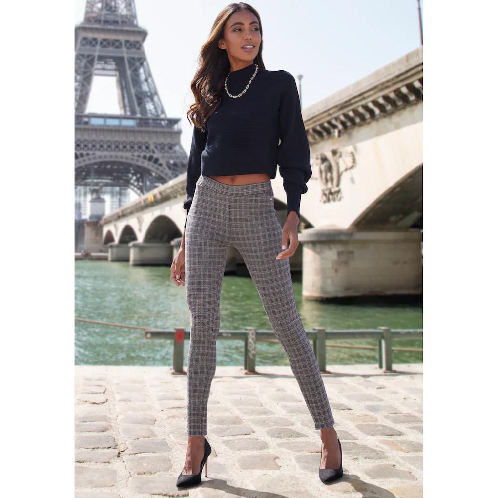 LASCANA Leggings Mit Klassischem Karomuster