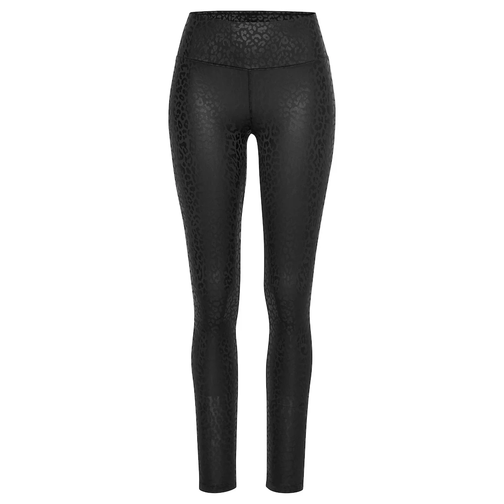 LASCANA Leggings Mit Leo-Muster