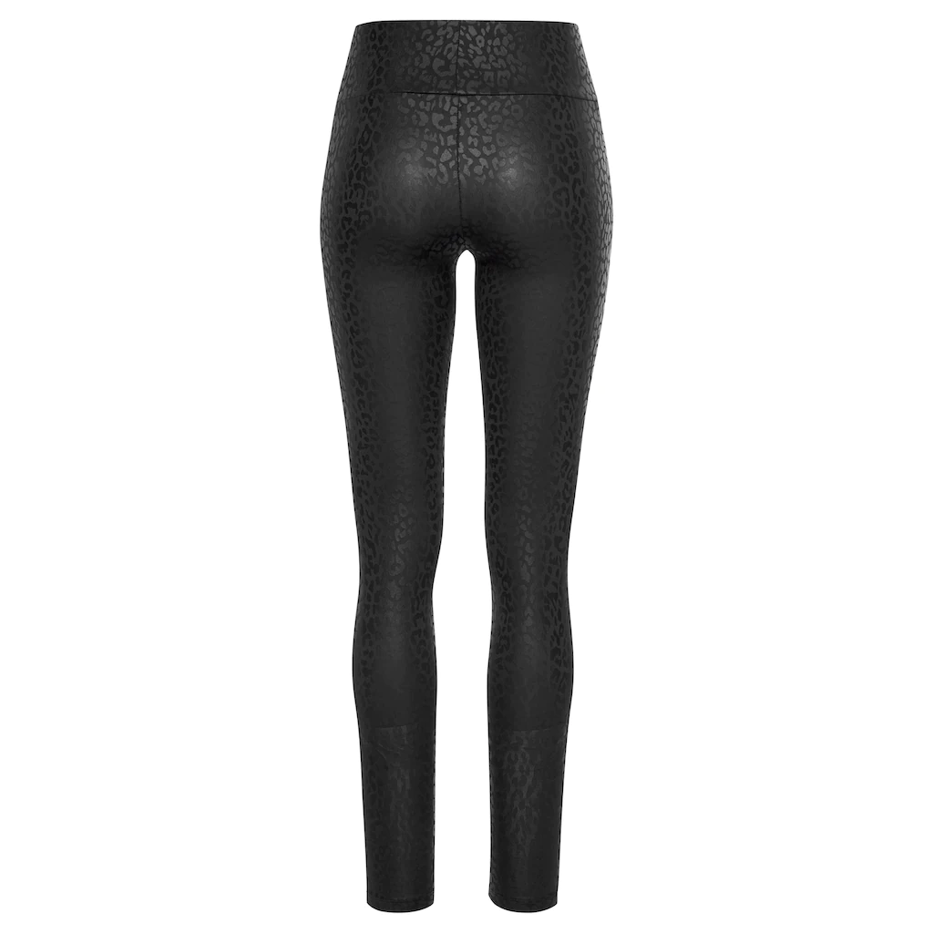 LASCANA Leggings Mit Leo-Muster