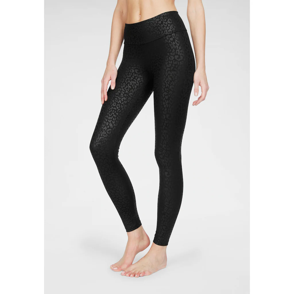 LASCANA Leggings Mit Leo-Muster