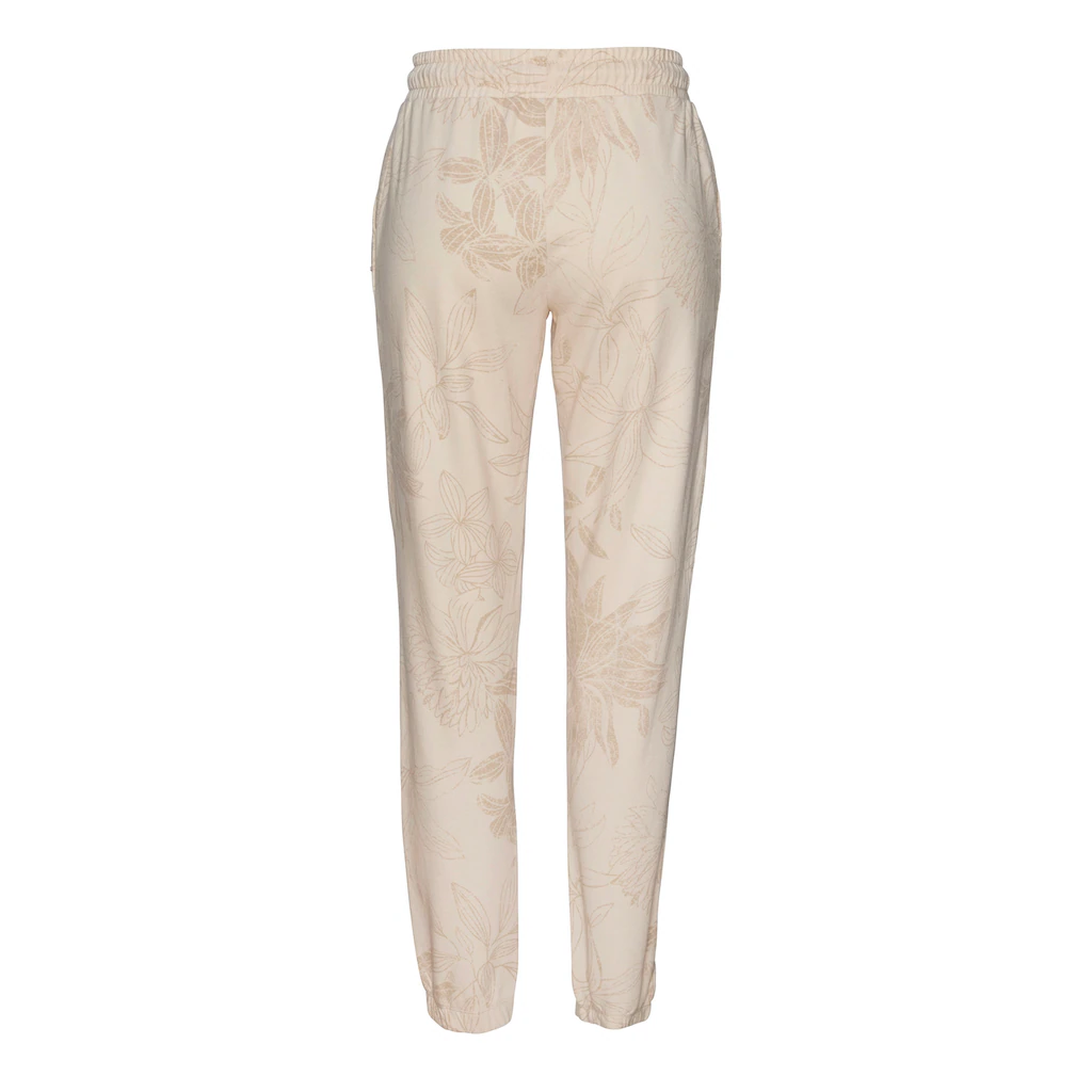 LASCANA Loungehose Mit Floralem Alloverdruck Loungeanzug